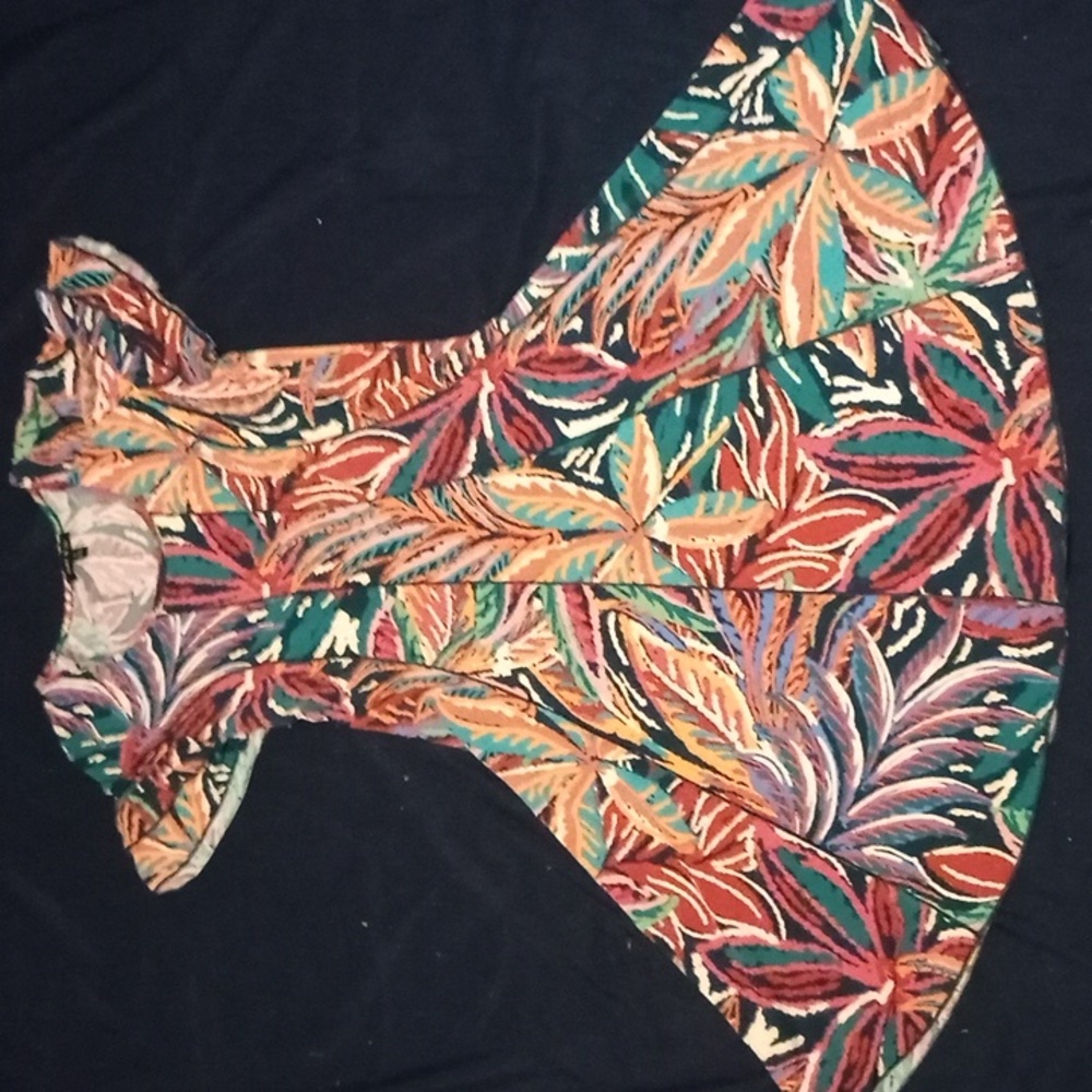 Sami & Jo Multicolor Leaf Print